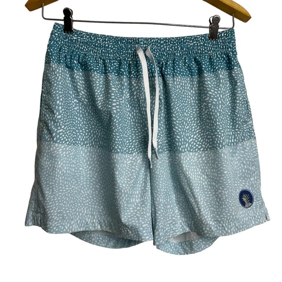 chubbies Other - Chubbies Swim Trunks Large Men Whale Shark 5.5" Short Blue Mesh Lined Drawstring